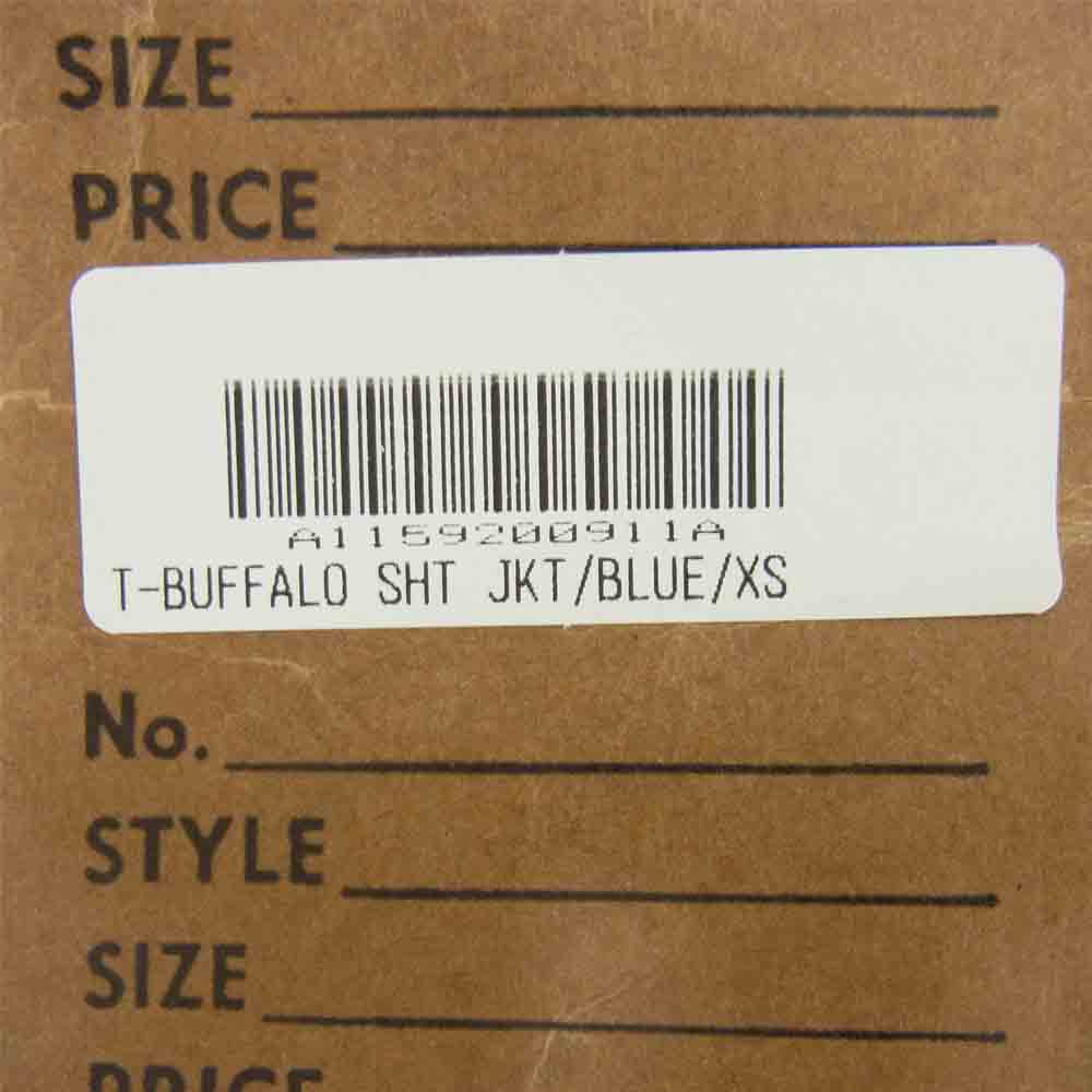 TENDERLOIN テンダーロイン T-BUFFALO SHT JKT バッファロー チェック シャツ ジャケット ネイビー ネイビー系 XS【中古】
