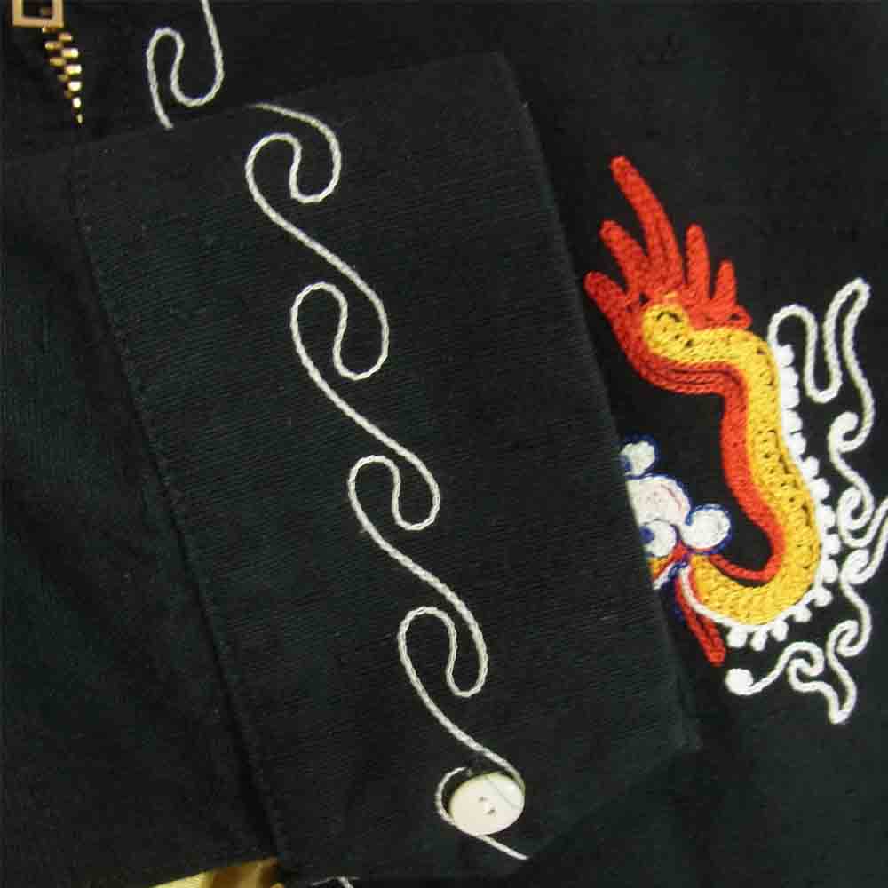 TENDERLOIN テンダーロイン T-SOUVENIR JKT スーベニア 刺繍 ジャケット ブラック系 XS【中古】