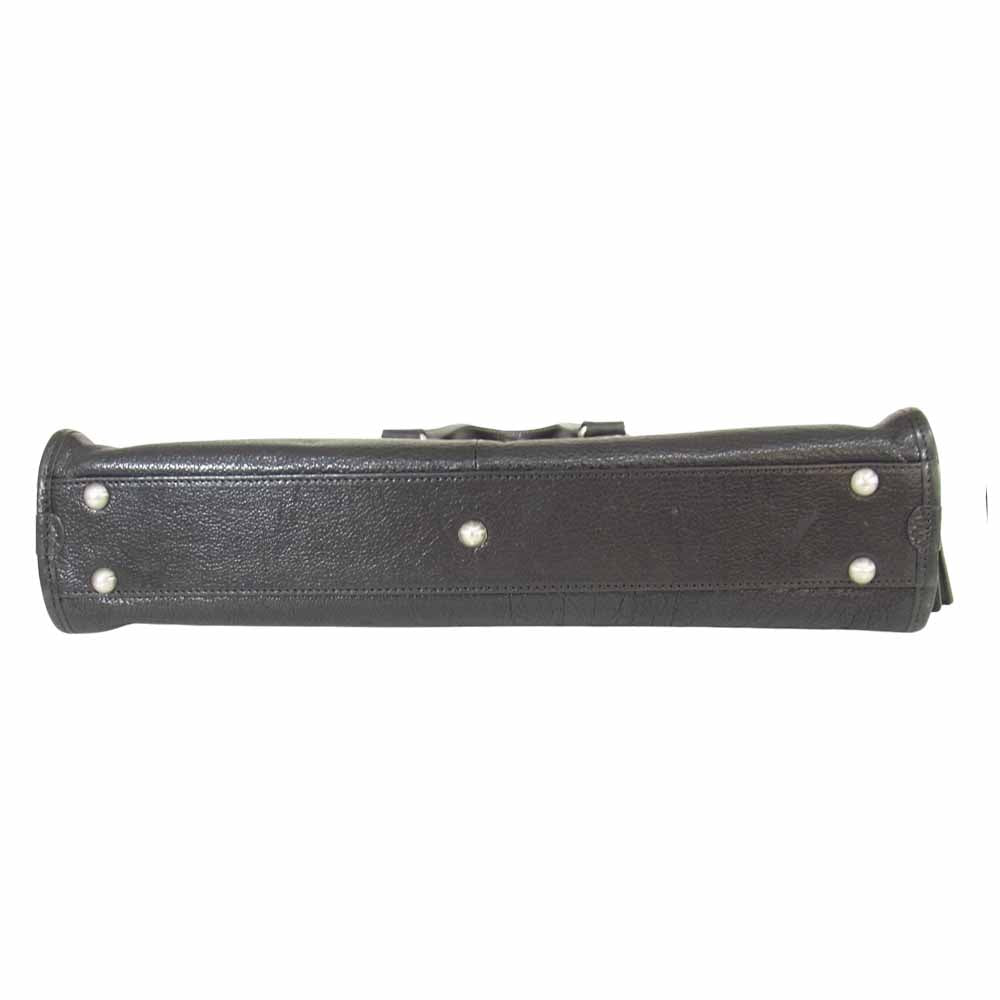 ARMAS アルマス バッファロー ブリーフケース ビジネスバッグ ブラック系【中古】