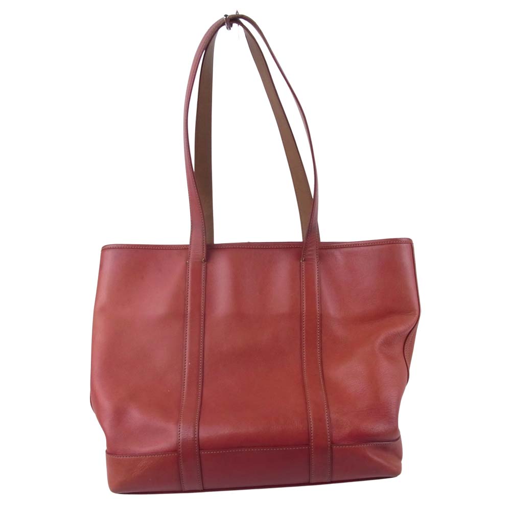 COACH コーチ A3S-5188 レザー トート バッグ レッド系【中古】