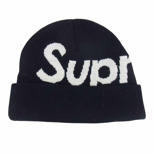 Supreme シュプリーム Big Logo Beanie ビッグ ロゴ ビーニー ブラック系【中古】