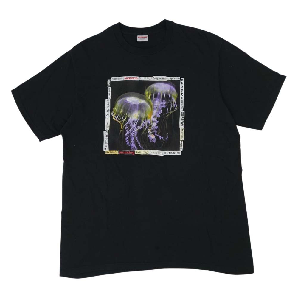 Supreme シュプリーム 18SS Jellyfish Tee ジェリーフィッシュ ブラック系 L【中古】