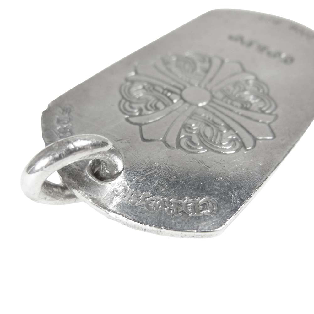 CHROME HEARTS クロムハーツ（原本無） セグメンテッド スクロール ドッグタグ 東京限定 ペンダント トップ シルバー系【中古】