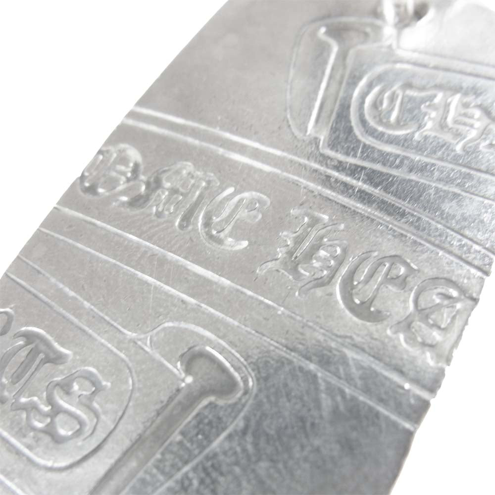 CHROME HEARTS クロムハーツ（原本無） セグメンテッド スクロール ドッグタグ 東京限定 ペンダント トップ シルバー系【中古】