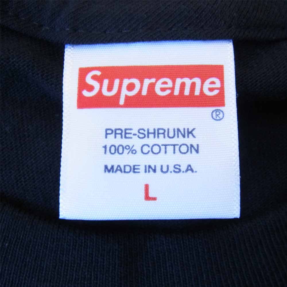 Supreme シュプリーム 21AW rick rubin tee リック ルービン Tシャツ ブラック系 L【極上美品】【中古】
