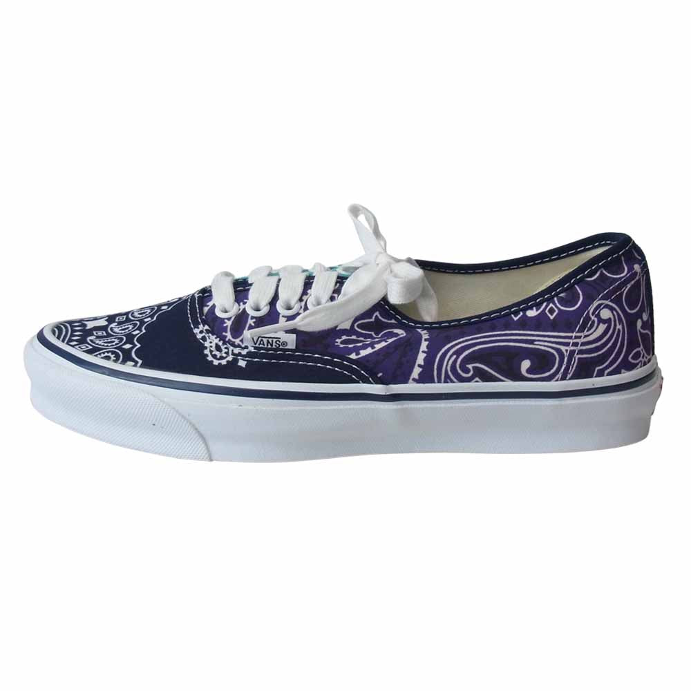 VANS バンズ BEDWIN ベドウィン OG AUTHENTIC LX オーセンティック ネイビー系 26.5㎝【新古品】【未使用】【中古】