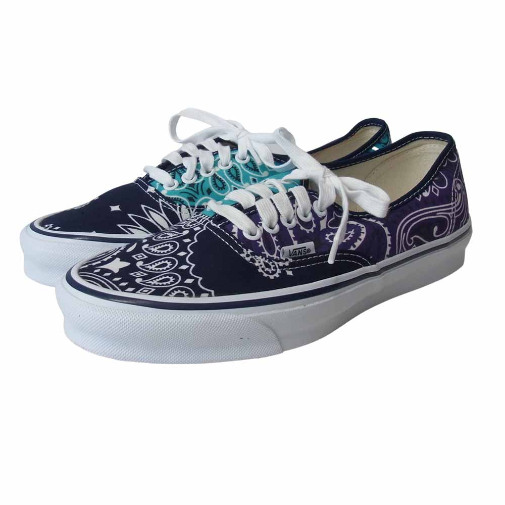 VANS バンズ BEDWIN ベドウィン OG AUTHENTIC LX オーセンティック ネイビー系 26.5㎝【新古品】【未使用】【中古】