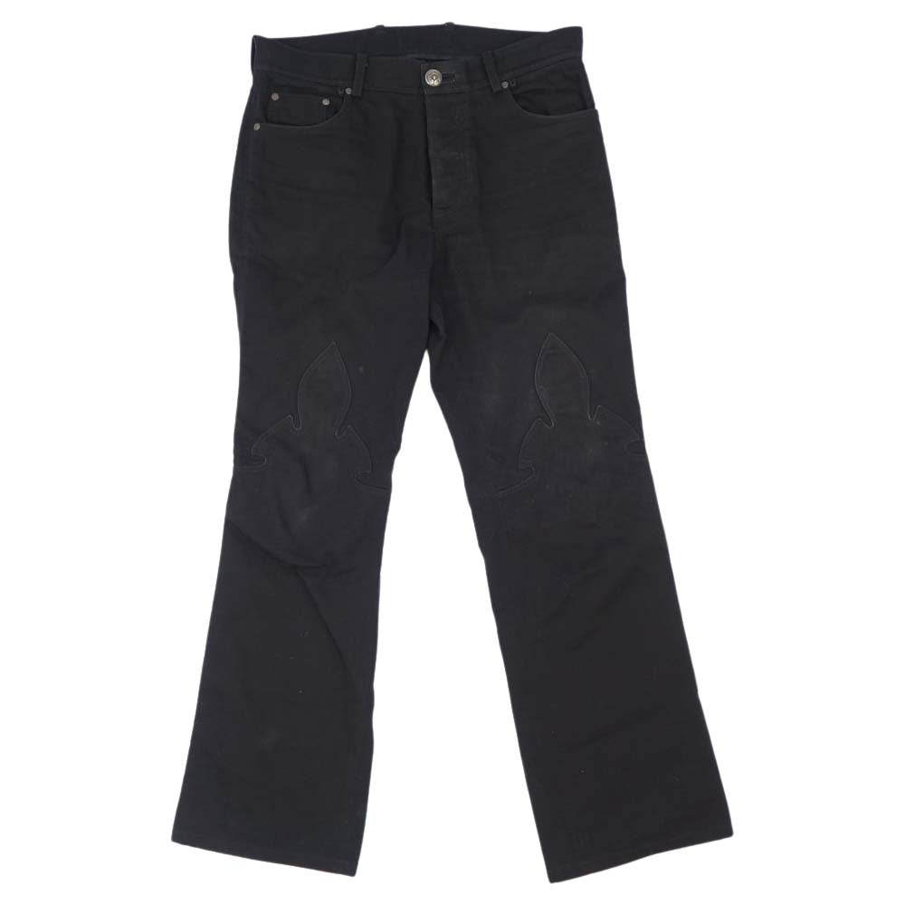 CHROME HEARTS クロムハーツ（原本無） ホースシューボタン フレアニー ブラック系 33【中古】