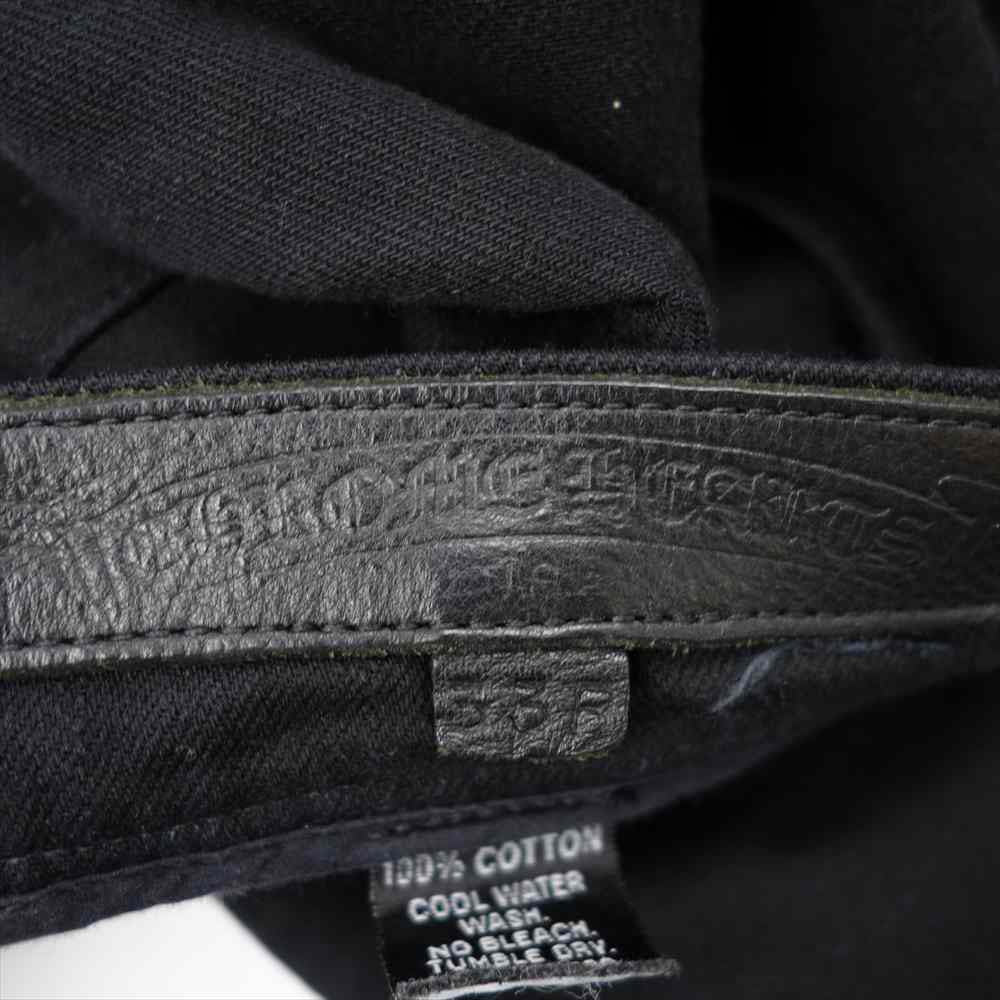 CHROME HEARTS クロムハーツ（原本無） ホースシューボタン フレアニー ブラック系 33【中古】