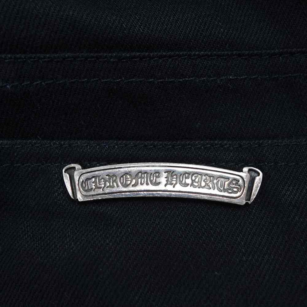 CHROME HEARTS クロムハーツ（原本無） ホースシューボタン フレアニー ブラック系 33【中古】