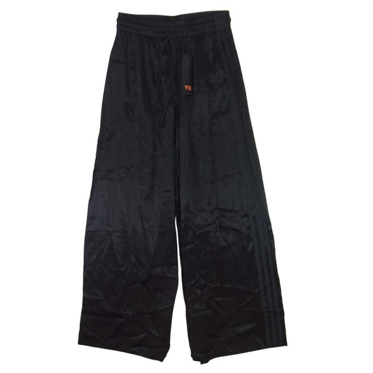 Yohji Yamamoto ヨウジヤマモト Y-3 DPO744 W LUX WIDE PNT ブラック系 XS【極上美品】【中古】