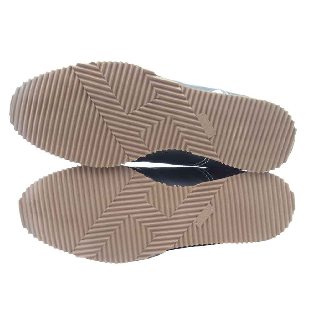 HERMES エルメス レザー ローカット ウォーキング シューズ スニーカー ブラック系 EUR36.5【中古】