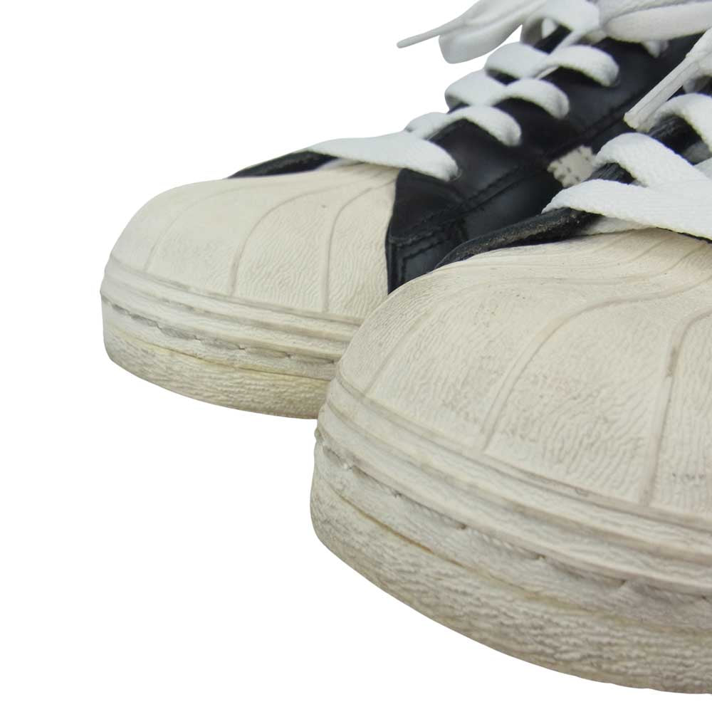 adidas アディダス S74935 SUPERSTAR 80S VINTAGE DELUXE DX スーパースター ヴィンテージ デラックス スニーカー ブラック系 27cm【中古】