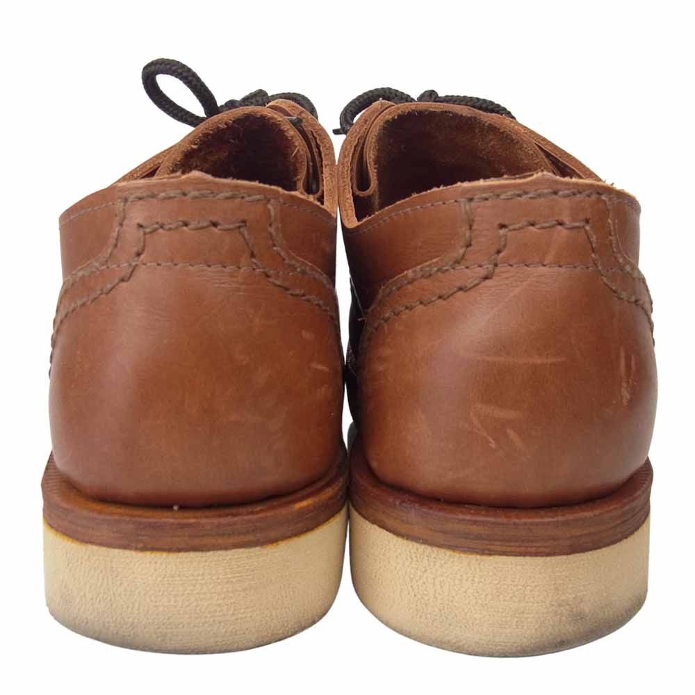 メインランド ブーツ Charles Oxford オックスフォード プレーントゥ シューズ ブラウン系 8【中古】