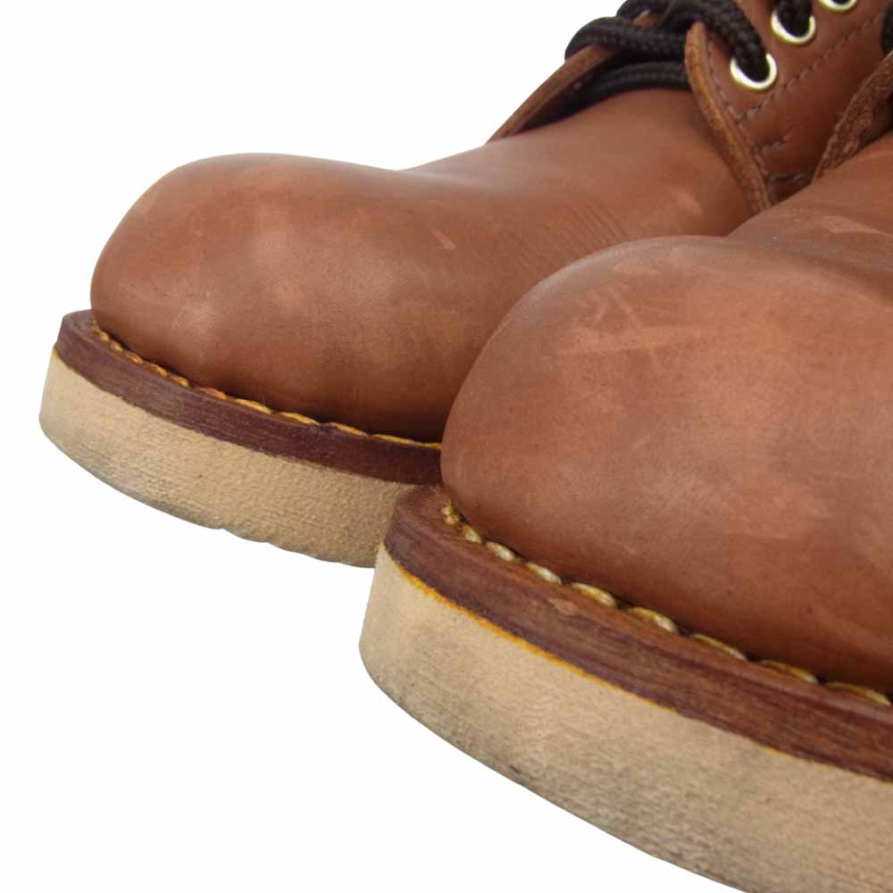 メインランド ブーツ Charles Oxford オックスフォード プレーントゥ シューズ ブラウン系 8【中古】
