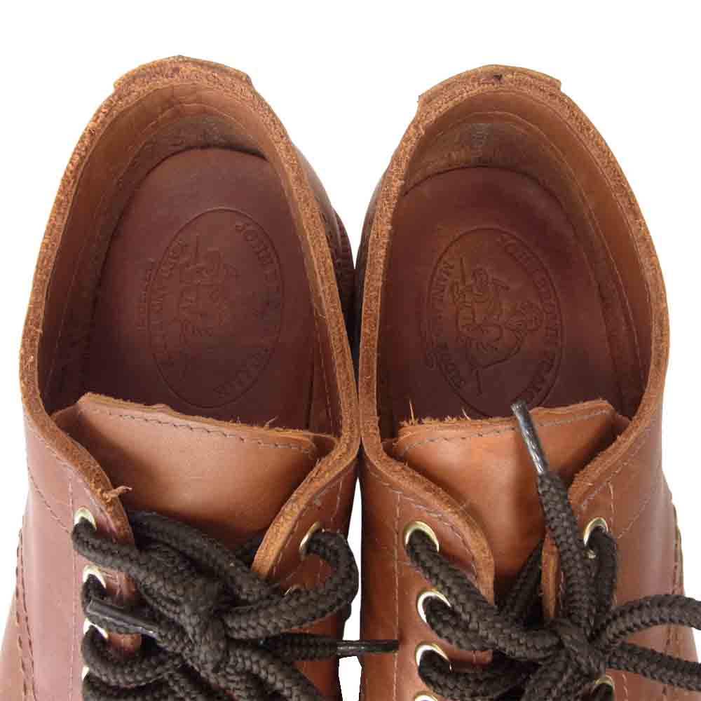 メインランド ブーツ Charles Oxford オックスフォード プレーントゥ シューズ ブラウン系 8【中古】