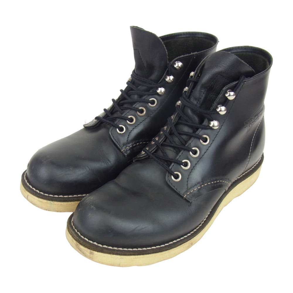 RED WING レッドウィング 8165 CLASSIC PLAIN TOE アイリッシュセッター クラシック プレーントゥ ブーツ ブラック系 US 6 1/2【中古】