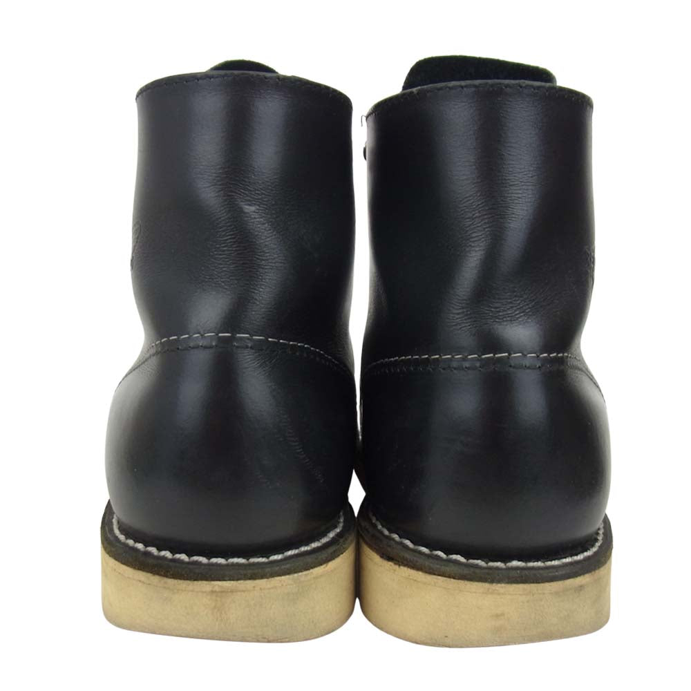 RED WING レッドウィング 8165 CLASSIC PLAIN TOE アイリッシュセッター クラシック プレーントゥ ブーツ ブラック系 US 6 1/2【中古】