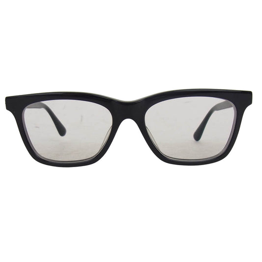 CHROME HEARTS クロムハーツ（原本無） 国内正規取扱店購入スタンプ印字冊子付属 RESURECTUM BK サイドCH 度入り ウェリントンメガネ ブラック系【中古】