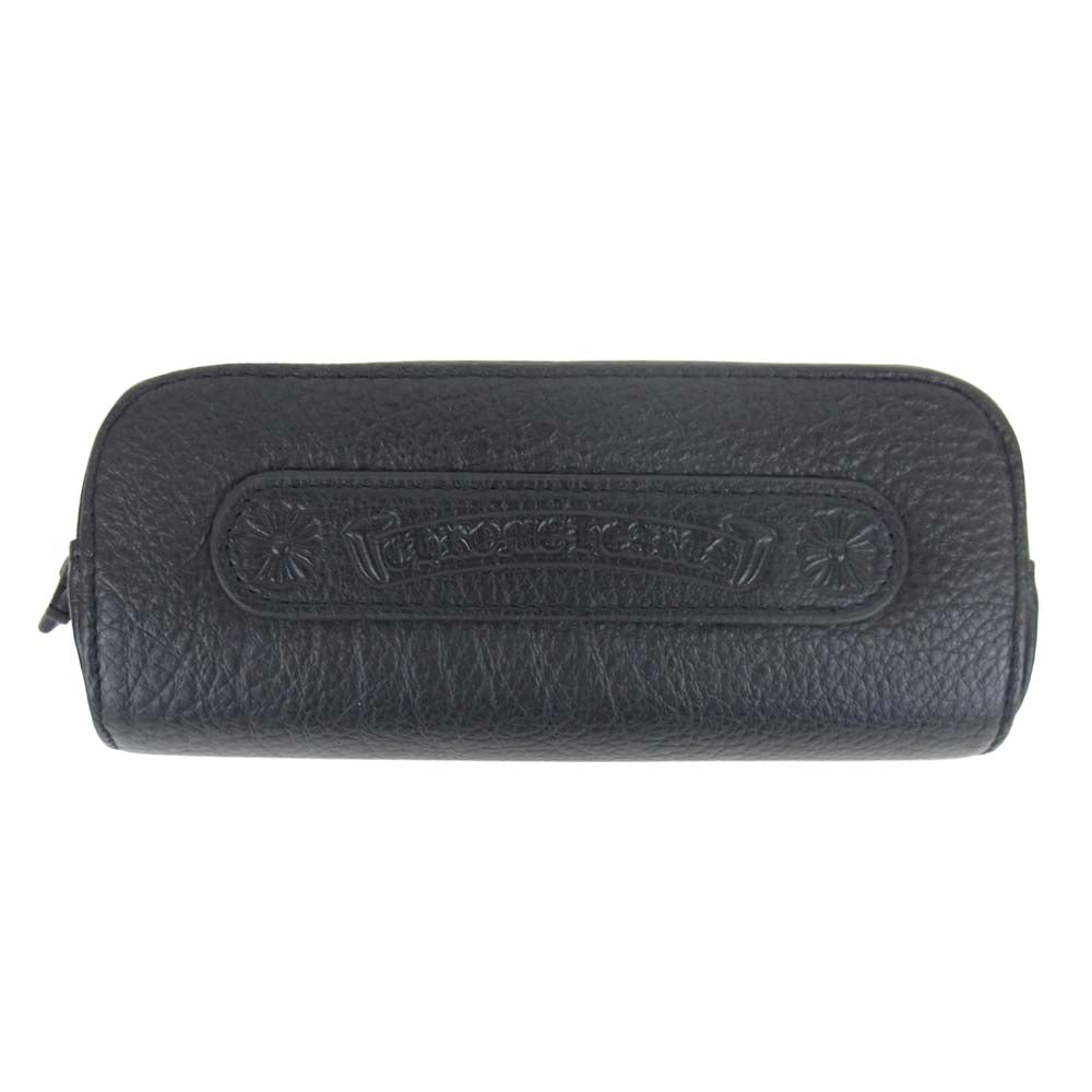 CHROME HEARTS クロムハーツ（原本無） 国内正規取扱店購入スタンプ印字冊子付属 RESURECTUM BK サイドCH 度入り ウェリントンメガネ ブラック系【中古】