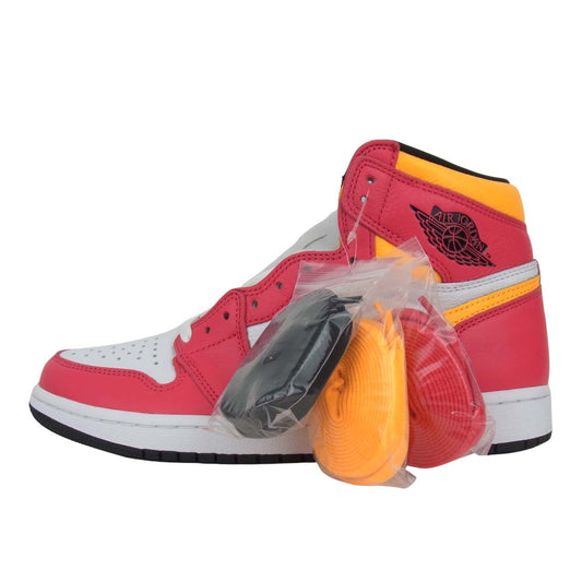 NIKE AIR JORDAN ナイキ ジョーダン 555088-603 1 RETRO HIGH OG LIGHT FUSION RED エアジョーダン ライト フュージョン レッド  ピンク系 27cm【新古品】【未使用】【中古】