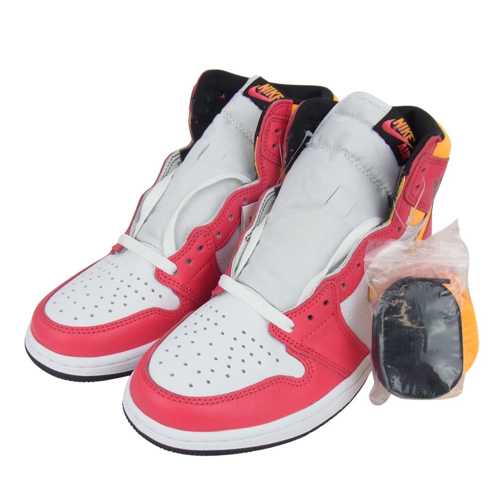 NIKE AIR JORDAN ナイキ ジョーダン 555088-603 1 RETRO HIGH OG LIGHT FUSION RED エアジョーダン ライト フュージョン レッド  ピンク系 27cm【新古品】【未使用】【中古】