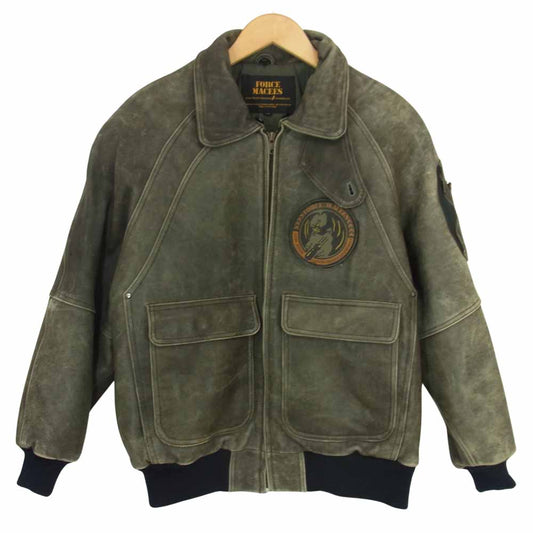 KADOYA カドヤ FORCE MACEES フライト ジャケット カーキ系 M【中古】