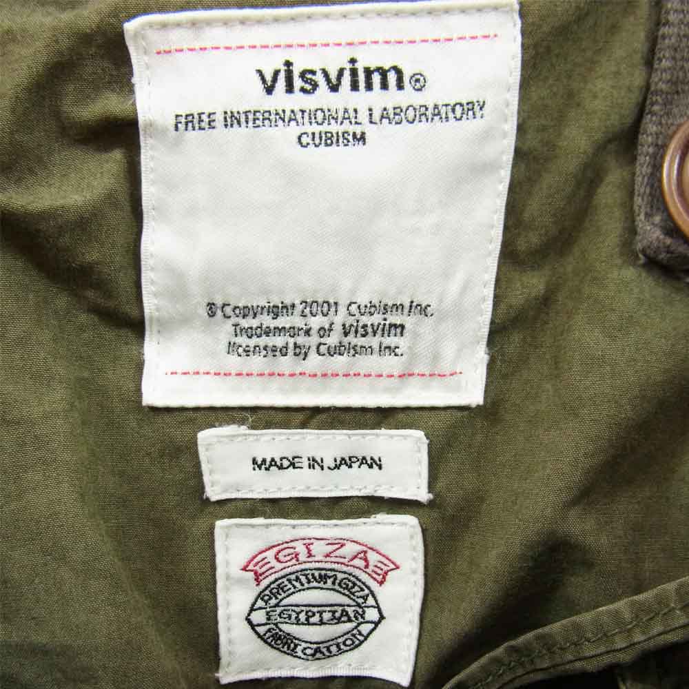 VISVIM ビズビム 18SS 118105008014  EIGER SANCTION SHORTS アイガー サンクション ショーツ カーキ系 1【中古】