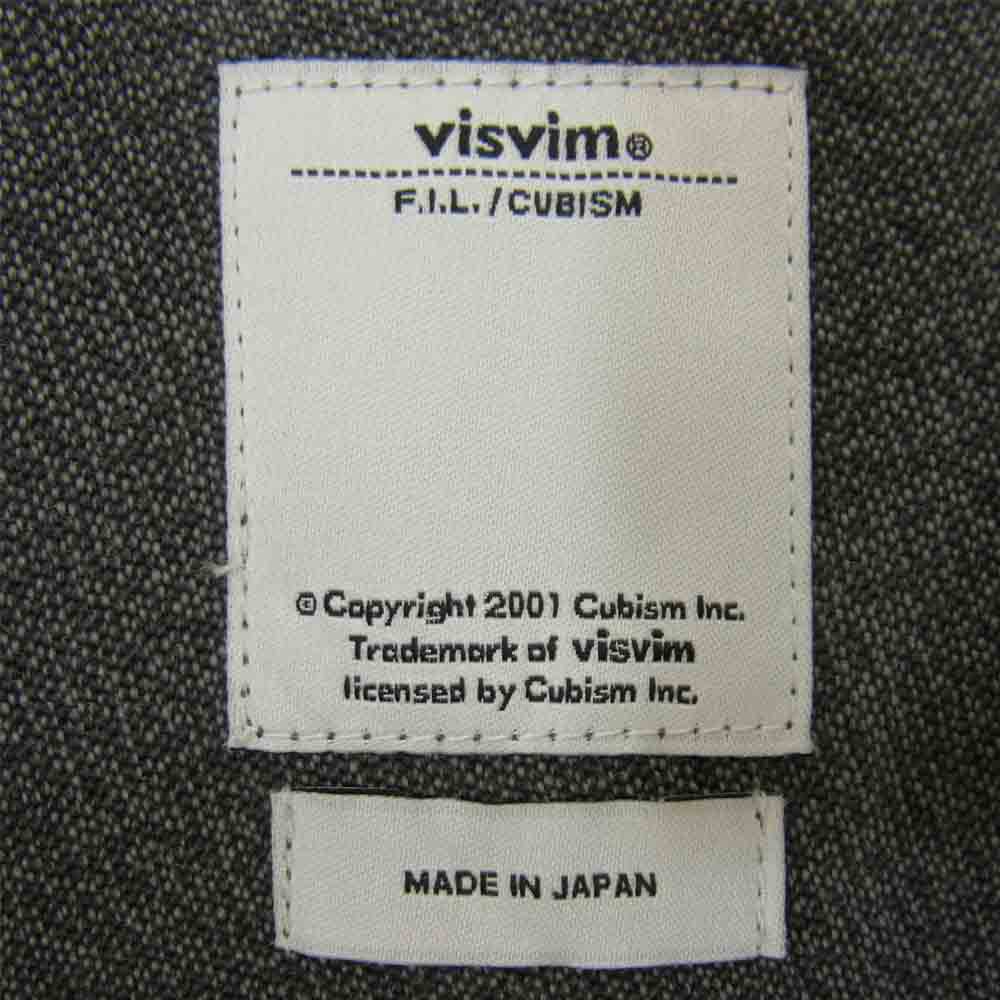 VISVIM ビズビム 17AW 117205011027 DUGOUT SHIRT L/S ダグアウト グレー系 1【中古】