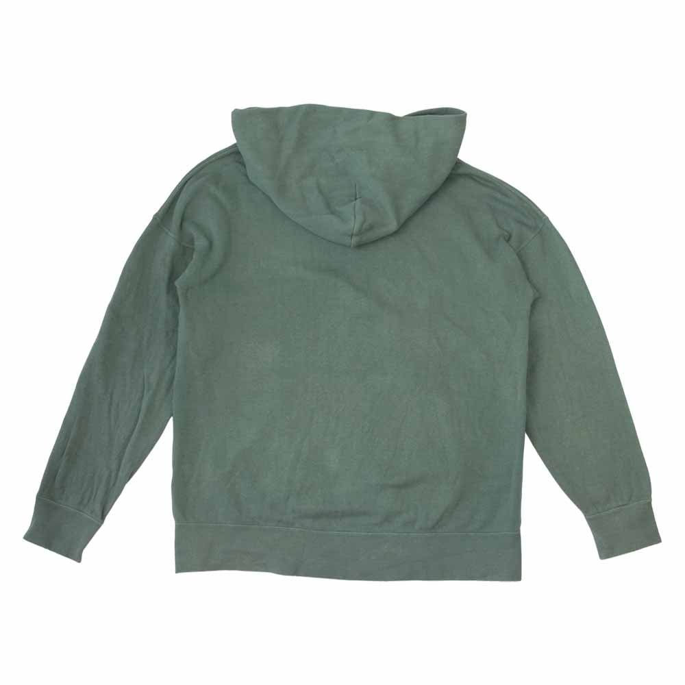 VISVIM ビズビム 21SS 119105010022  JUMBO HOODIE P.O. UNEVEN DYE ジャンボ フーディー グリーン系 1【中古】