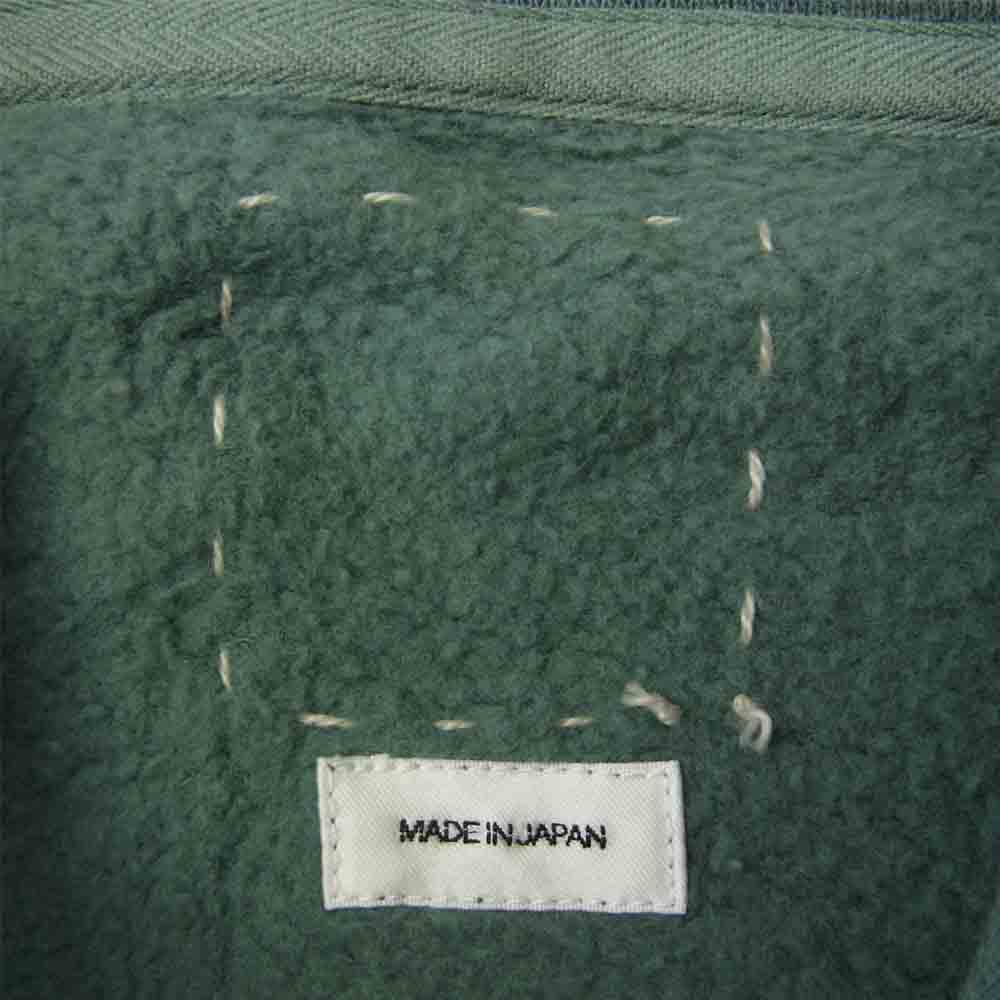 VISVIM ビズビム 21SS 119105010022  JUMBO HOODIE P.O. UNEVEN DYE ジャンボ フーディー グリーン系 1【中古】