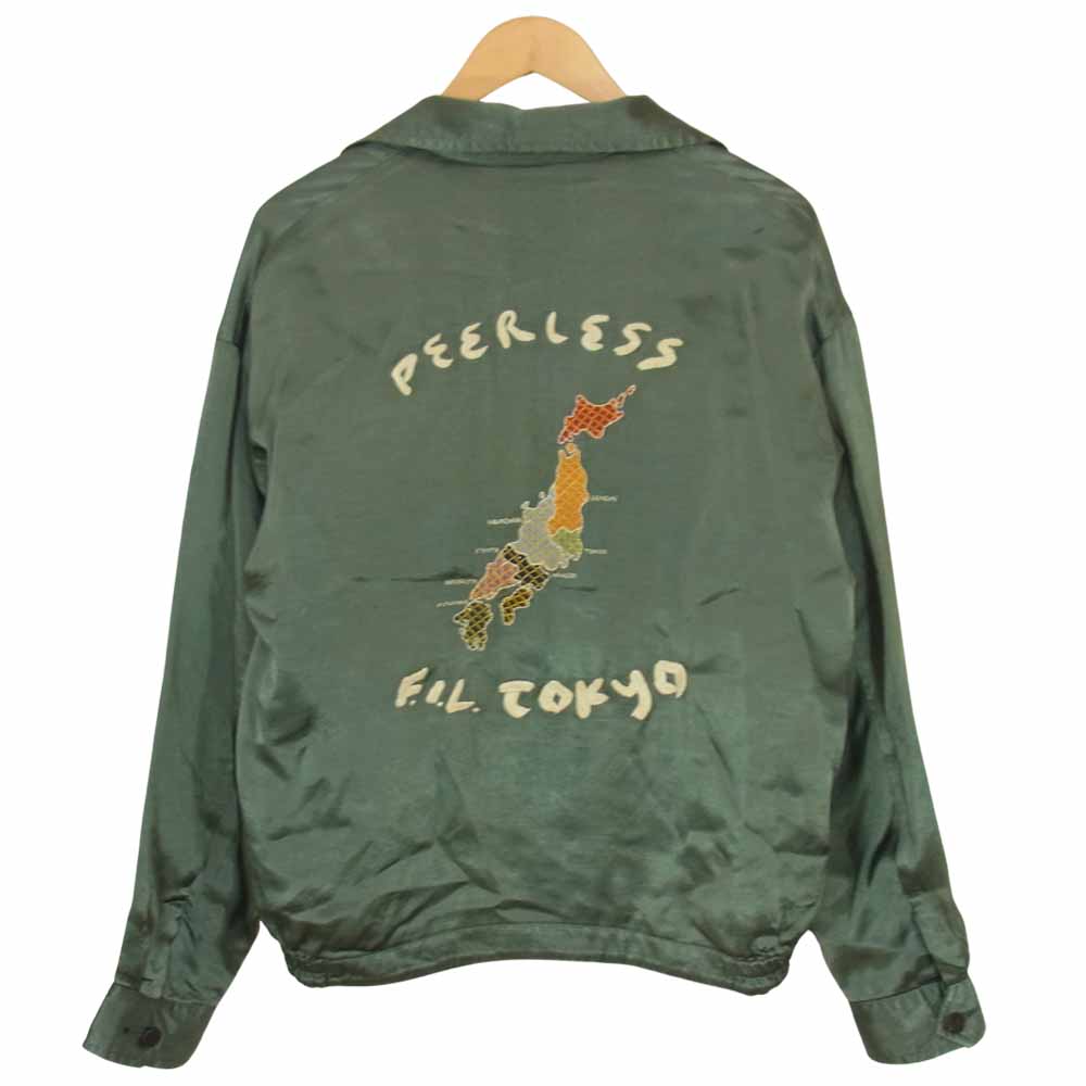 VISVIM ビズビム 21SS 121105013022 REDSUN SOUVENIR JKT F.I.L. EXCLUSIVE スカジャン スーベニア  カーキ系 1【美品】【中古】