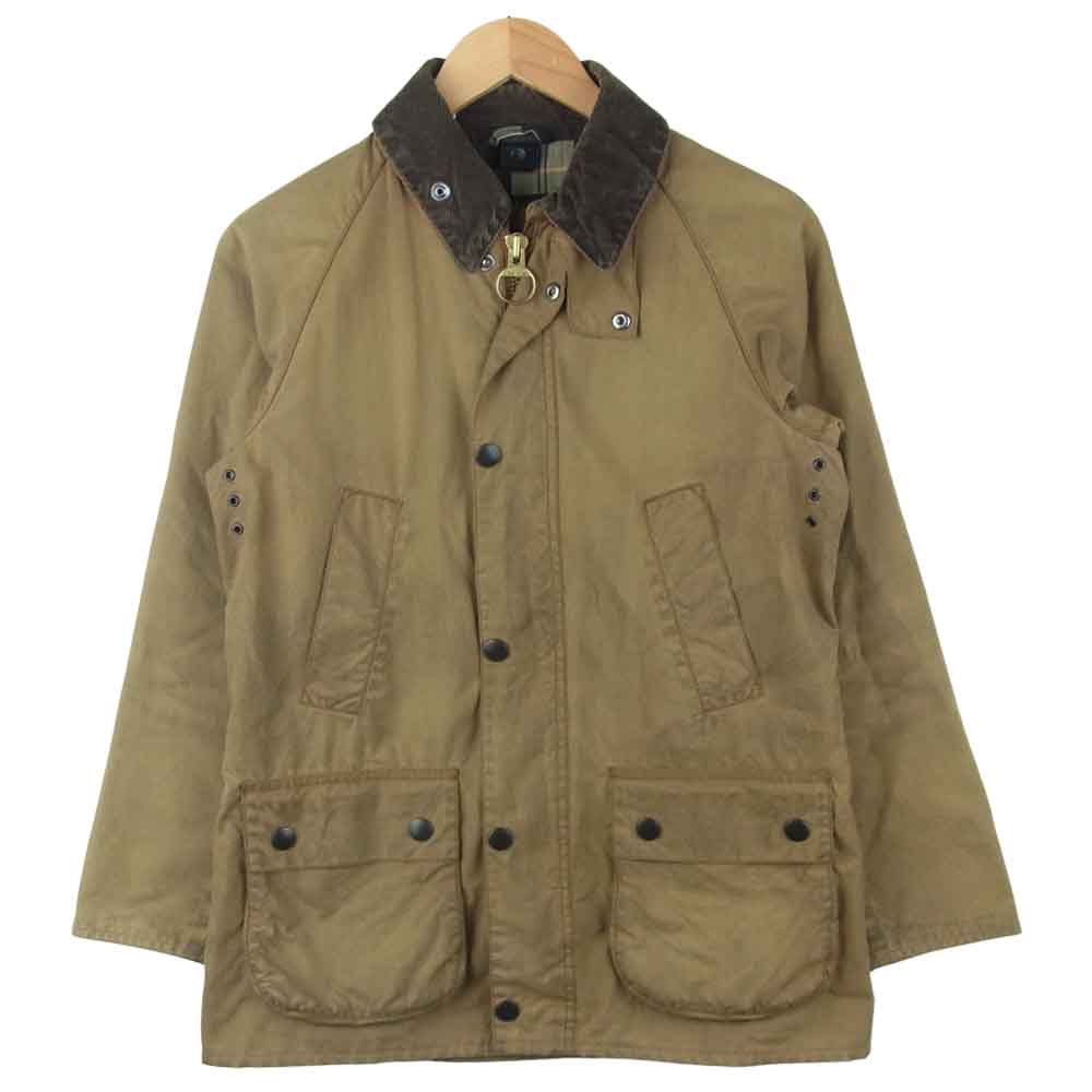 Barbour バブアー トゥモローランド BEDALE WASHED COLORS スリムフィット ビデイル ジャケット グレイッシュカーキ系 34"【中古】