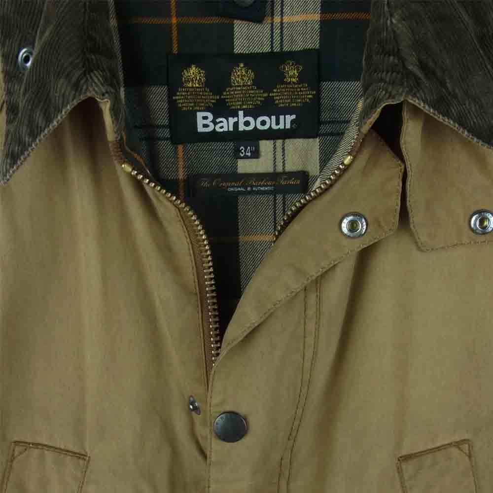 Barbour バブアー トゥモローランド BEDALE WASHED COLORS スリムフィット ビデイル ジャケット グレイッシュカーキ系 34"【中古】