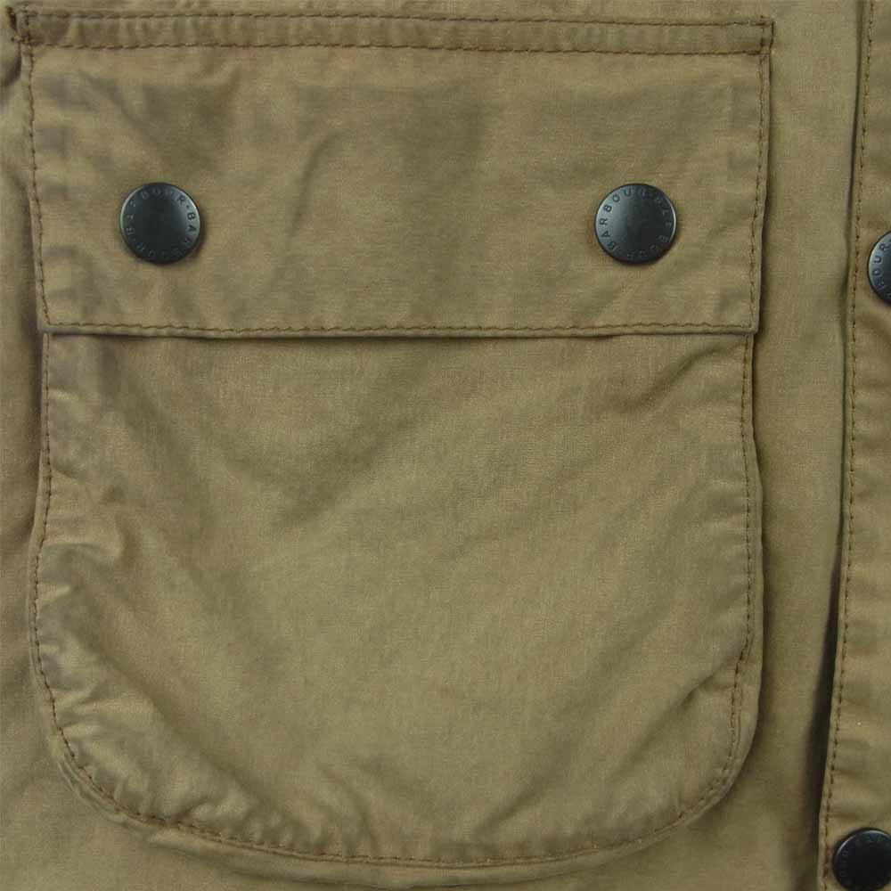 Barbour バブアー トゥモローランド BEDALE WASHED COLORS スリムフィット ビデイル ジャケット グレイッシュカーキ系 34"【中古】