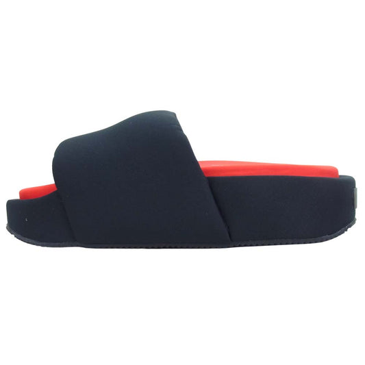 Yohji Yamamoto ヨウジヤマモト Y-3 ワイスリー 21SS FZ4505 SLIDE スライド サンダル シューズ ブラック系 レッド系 27.5cm【極上美品】【中古】
