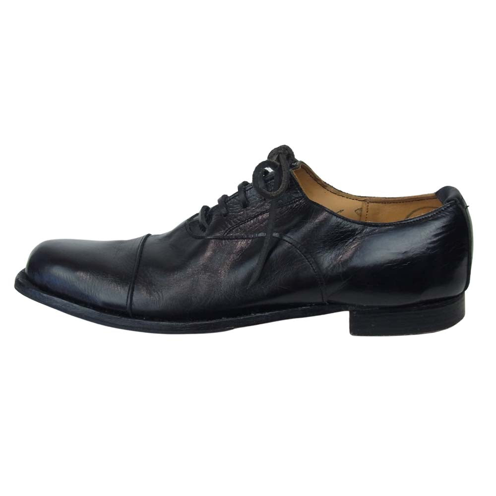 Paul Harnden ポールハーデン 内羽根 短靴 ストレートチップ レザーシューズ ブラック系 9【中古】