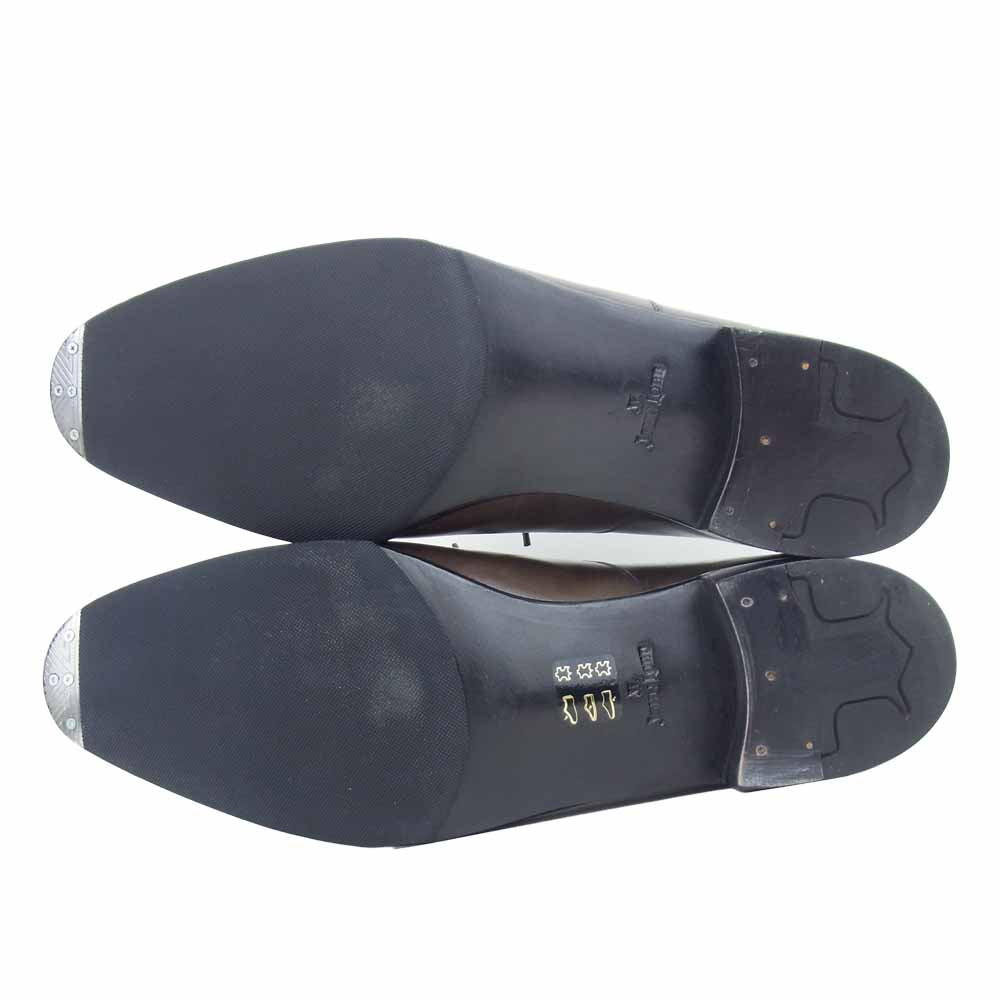 John Lobb ジョンロブ PHILIP II フィリップ 2 オックスフォードカーフレザー パンチドキャップトゥ シューズ ブラウン系 8E【中古】