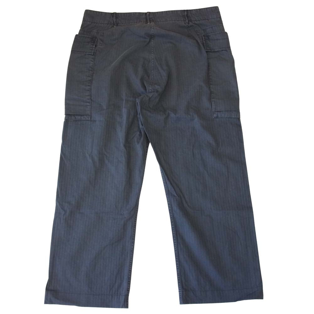 RRL ダブルアールエル MILITARY FIELD CLOTH ミリタリー フィールド クロス ヘリンボーン ボタンフライ ワークパンツ グレー系 36【中古】