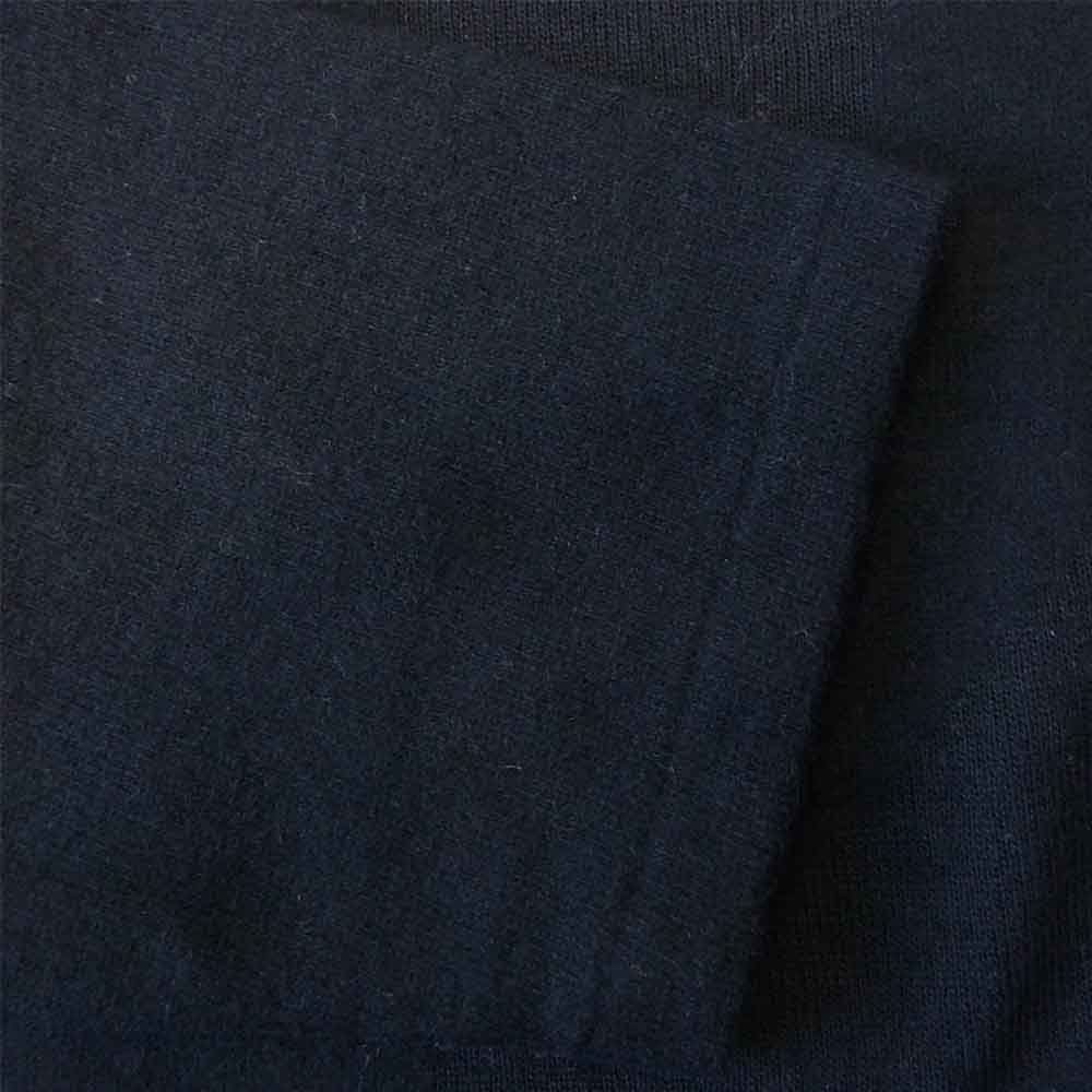 Yohji Yamamoto ヨウジヤマモト POUR HOMME プールオム 20AW HR-T14-176 SOFT WOOL 1/14 PS Y MINI COLLAR ROUND NECK ソフトウール ミニカラー ラウンドネック ニット ブラック系 3【美品】【中古】