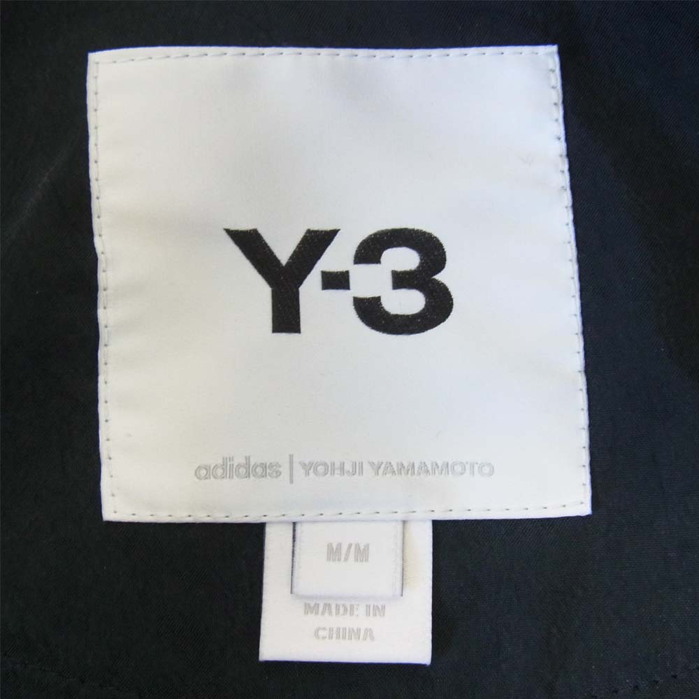 Yohji Yamamoto ヨウジヤマモト Y-3 ワイスリー 21SS GT5261 M SHADE SANDED CUPRO HOODED TOP バックロゴ キュプラ フーデッド ジャケット ブラック系 M【美品】【中古】
