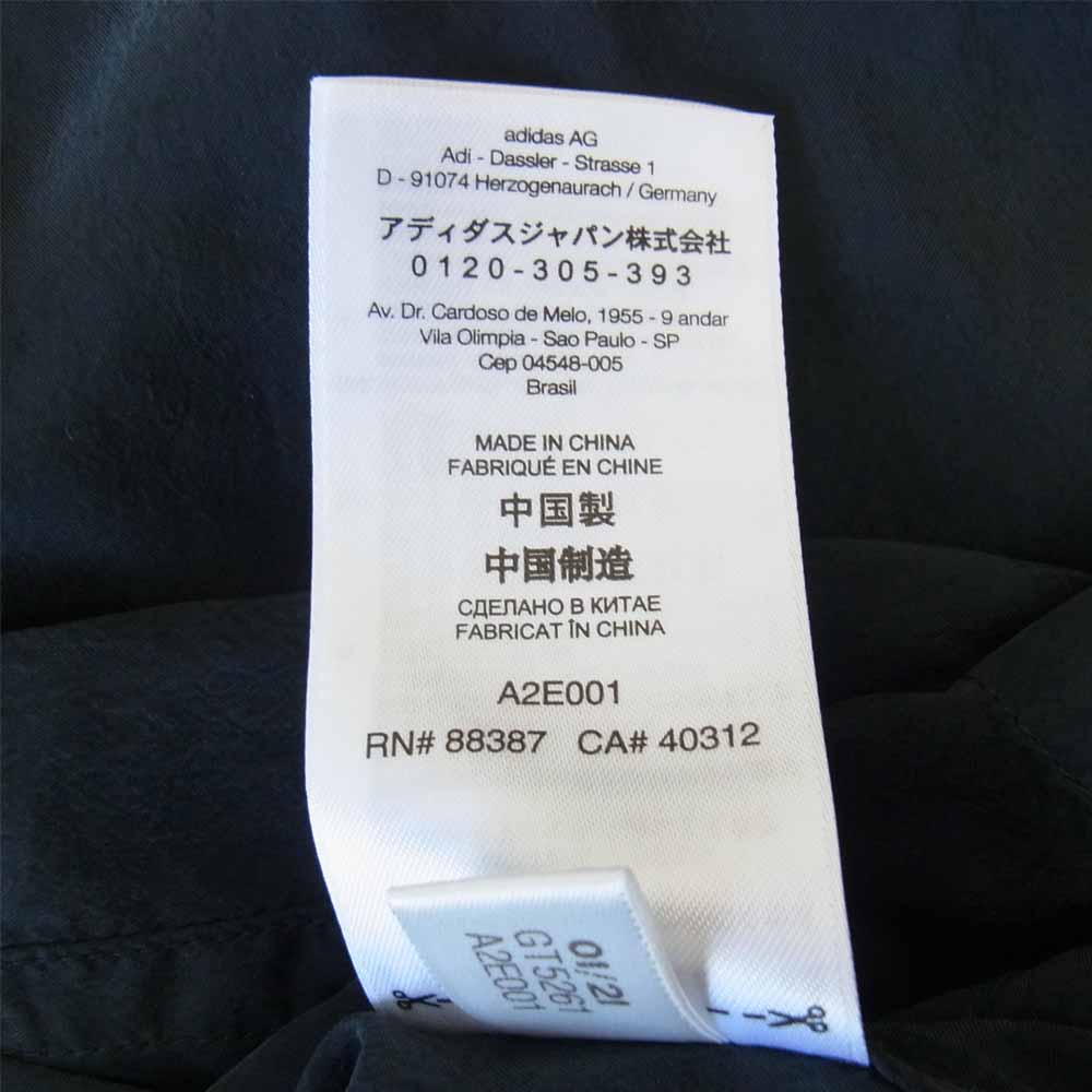 Yohji Yamamoto ヨウジヤマモト Y-3 ワイスリー 21SS GT5261 M SHADE SANDED CUPRO HOODED TOP バックロゴ キュプラ フーデッド ジャケット ブラック系 M【美品】【中古】