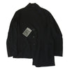 Yohji Yamamoto ヨウジヤマモト POUR HOMME プールオム 未使用 20AW HR-J28-100 PEAK LAPEL UNBALANCE JACKET ウールギャバジン ピークアンバランス ジャケット ブラック系 4【極上美品】【中古】
