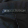 Yohji Yamamoto ヨウジヤマモト POUR HOMME プールオム 未使用 20AW HX-J05-100 W/GABARDINE FRONT DOUBLE CLOTH JACKET ウールギャバジン 前二重 フラシ ジャケット ブラック系 4【極上美品】【中古】