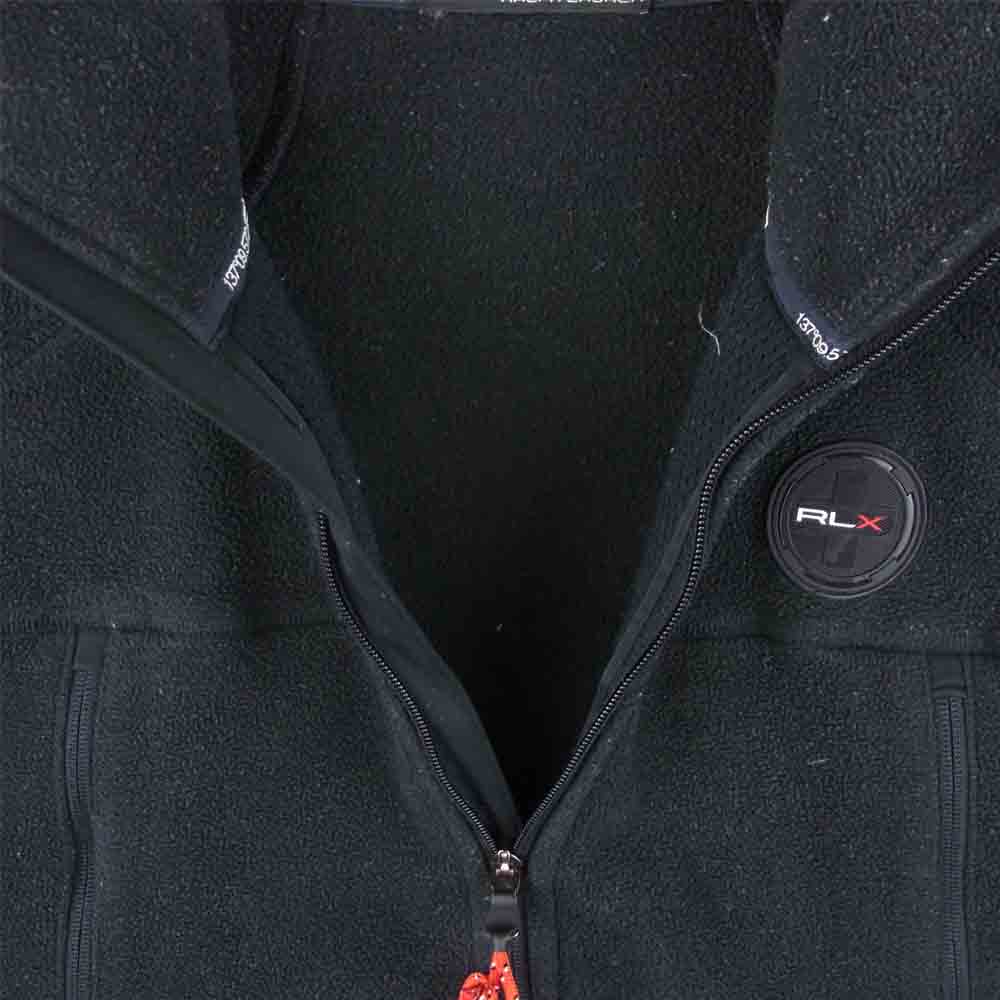 RALPH LAUREN ラルフローレン 0467470 RLX 国内正規品 フリース ジャケット 中国製 ブラック系【中古】