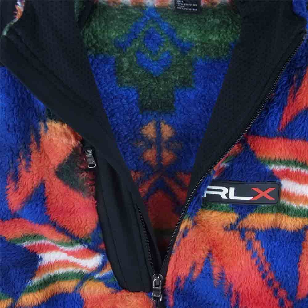 RALPH LAUREN ラルフローレン RLX ネイティブ柄 フリース ボア ベスト 中国製 マルチカラー系 S【中古】