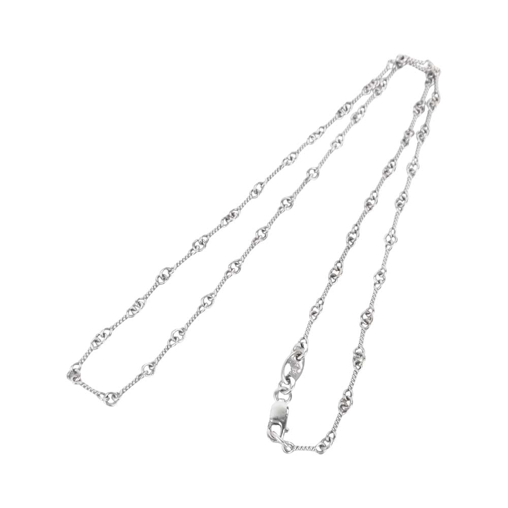 CHROME HEARTS クロムハーツ（原本無） 18KWG NECKCHAIN T16 16inch 16インチ ツイスト チェーン シルバー系【中古】