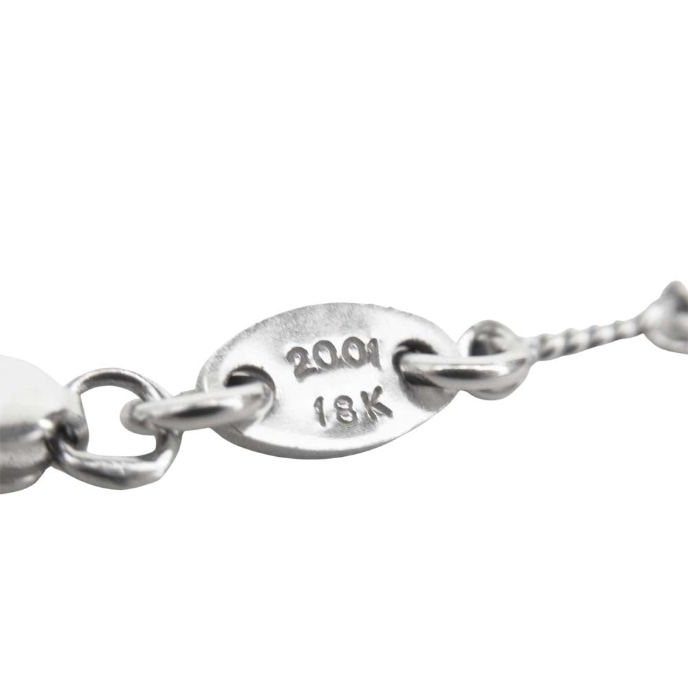 CHROME HEARTS クロムハーツ（原本無） 18KWG NECKCHAIN T16 16inch 16インチ ツイスト チェーン シルバー系【中古】