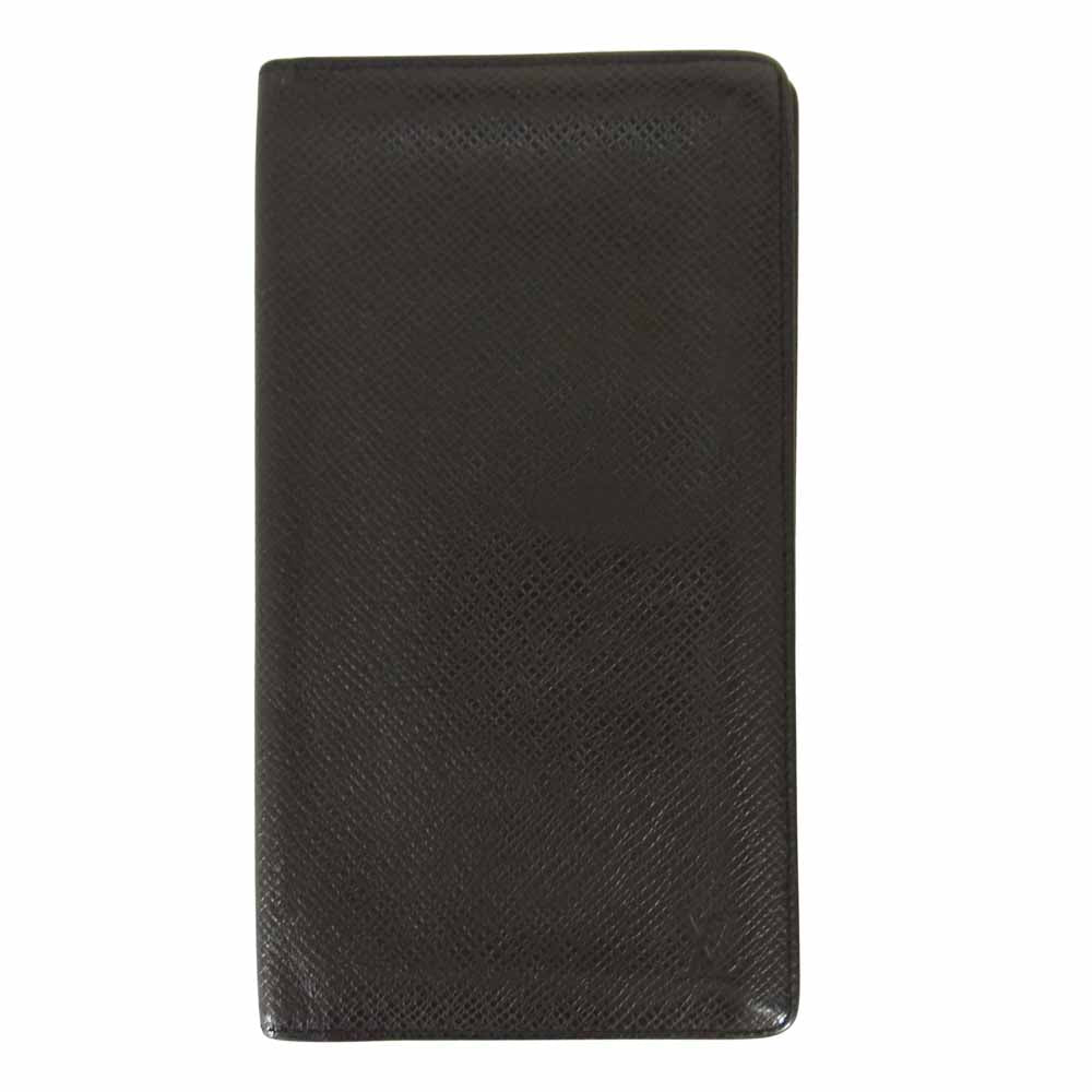 LOUIS VUITTON ルイ・ヴィトン M31002 ポルトカルトクレディ アルドワーズ タイガ 札入れ 長財布  ブラック系【中古】