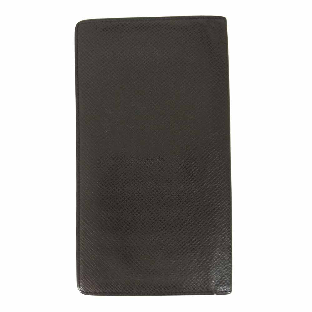 LOUIS VUITTON ルイ・ヴィトン M31002 ポルトカルトクレディ アルドワーズ タイガ 札入れ 長財布  ブラック系【中古】